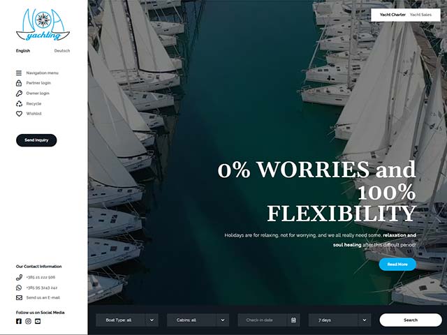 Noa Yachting | Développement d'applications web