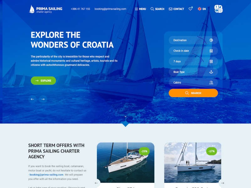 Prima Sailing Charter Agency